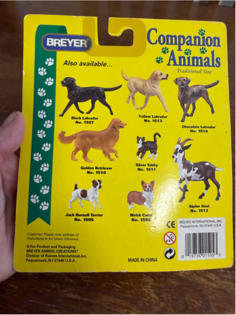 Breyer Companion Animals Jack Russell Terrier #1505 Retired Factory Sealed Dog F